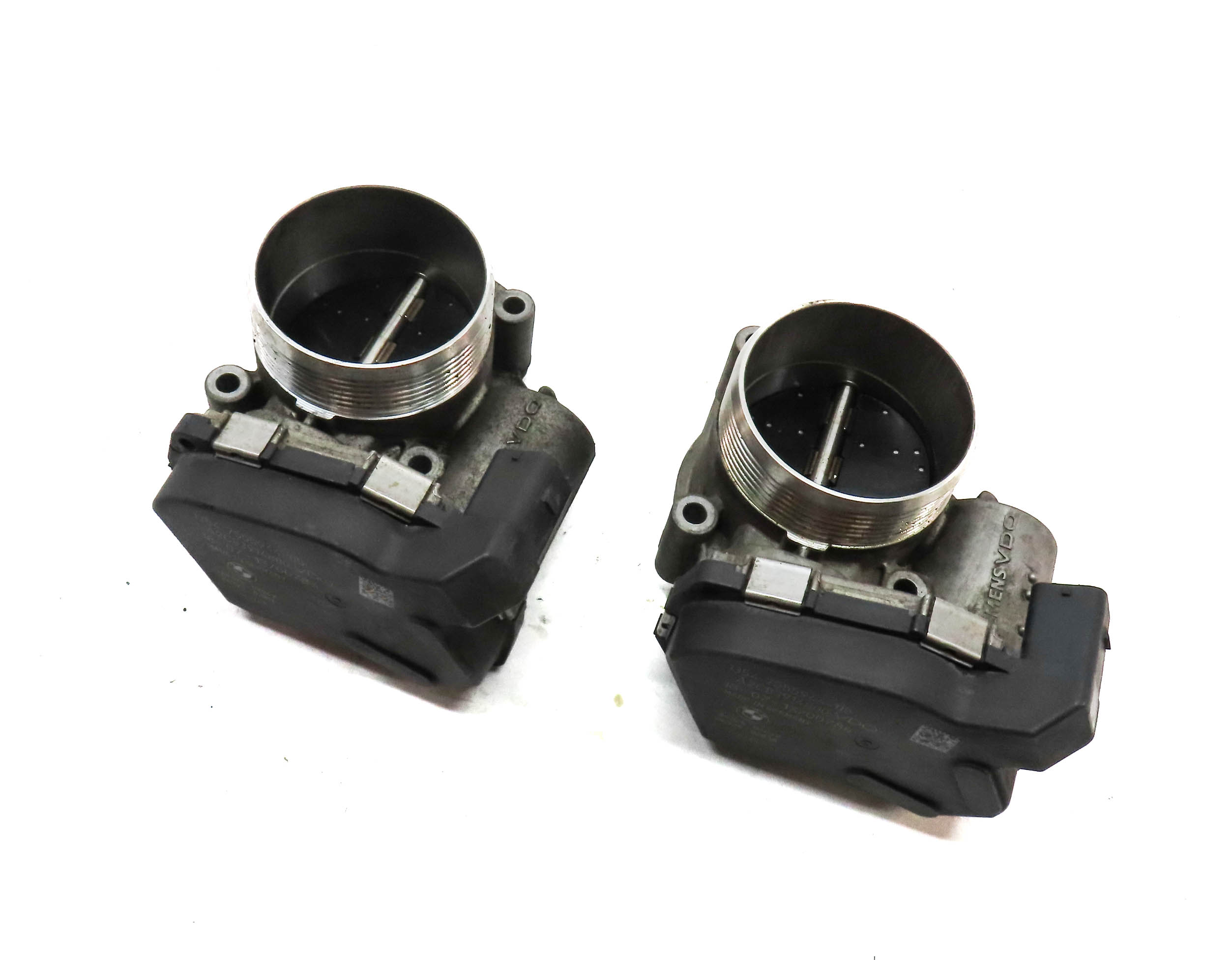 08-18 BMW 550i 650i 750i B6 B7 M5 M6 X5 X6 4.4L TWIN TURBO THROTTLE BODY SET 2 — exact item pictured